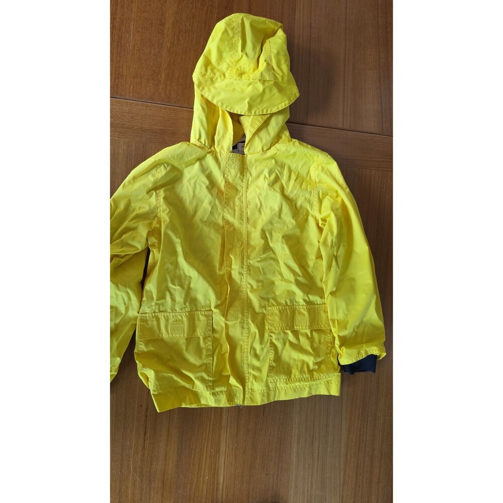Seeduck Kids Yellow Raincoat Size US 7/8